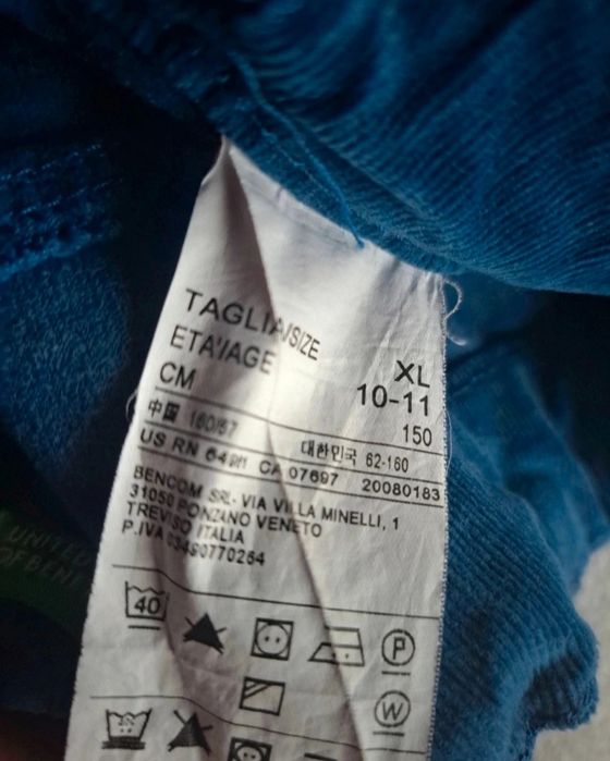 Calcas bombazina menina 9 anos