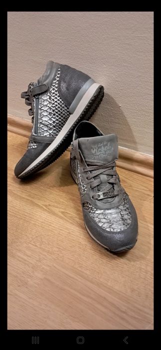 BQZ adidasy skorzane wysokie damskie 37