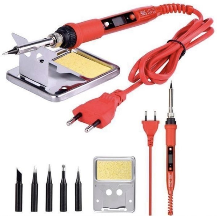 Паяльник JCD 908S 80W дисплей LCD дисплей електр регулювання пайка