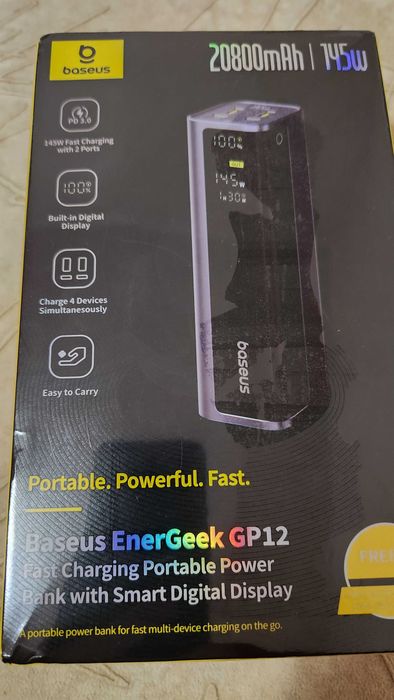 Powerbank Baseus EnerGeek GP12 20800 mAh 145W