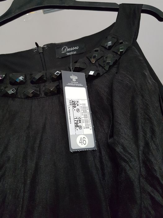 super sukienka wieczorowa c&a, dresses yessica, 46, kryjącą niedoskona
