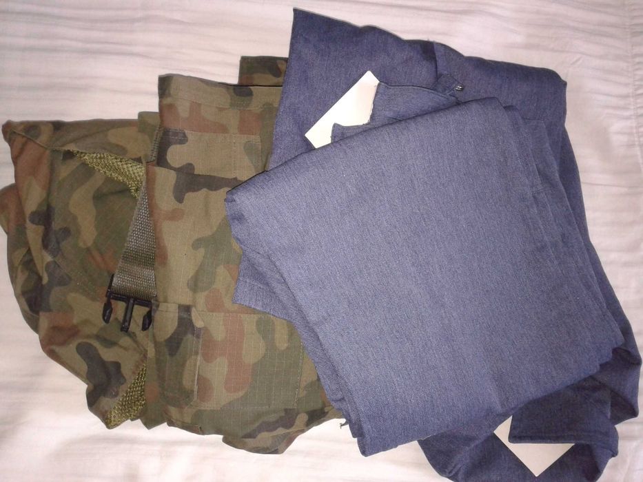 Ubranie robocze - drelich letni, wojskowe ubranie robocze i gratis