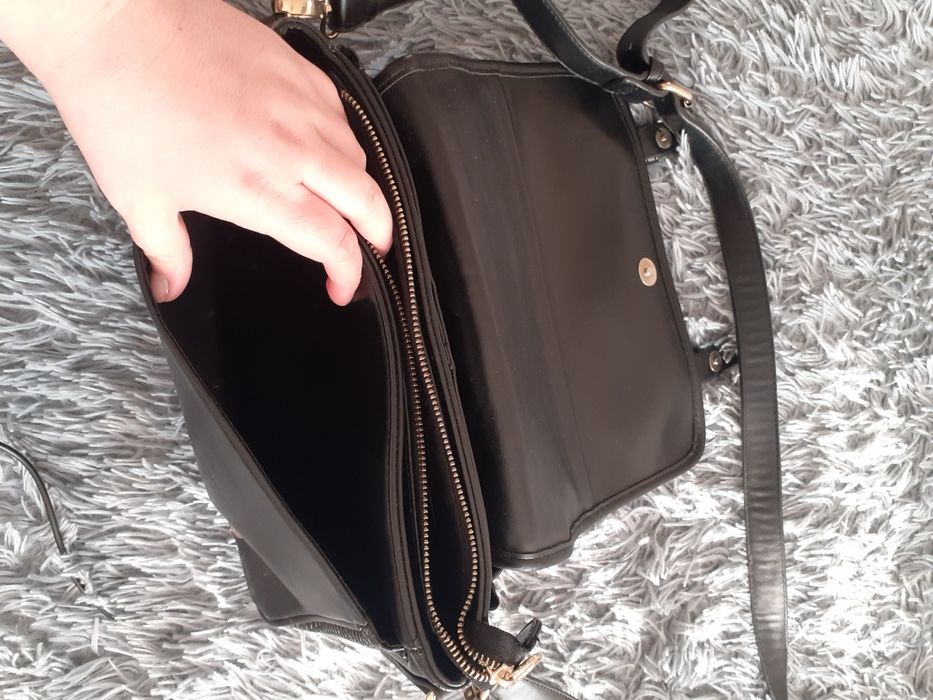 Сумка сумочка жіноча портфель чорного кольору