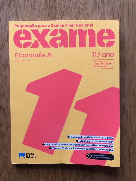 Preparação para o exame nacional - Economia A - 11°ano