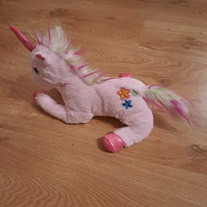 Maskotka jednorożec / pluszak różowy 30 cm