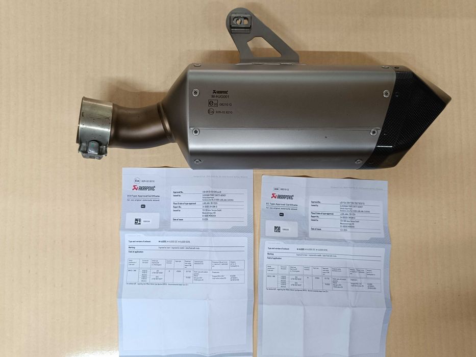 Ponteira Akrapovic BMW R1300 GS ou GSA - COMO NOVA