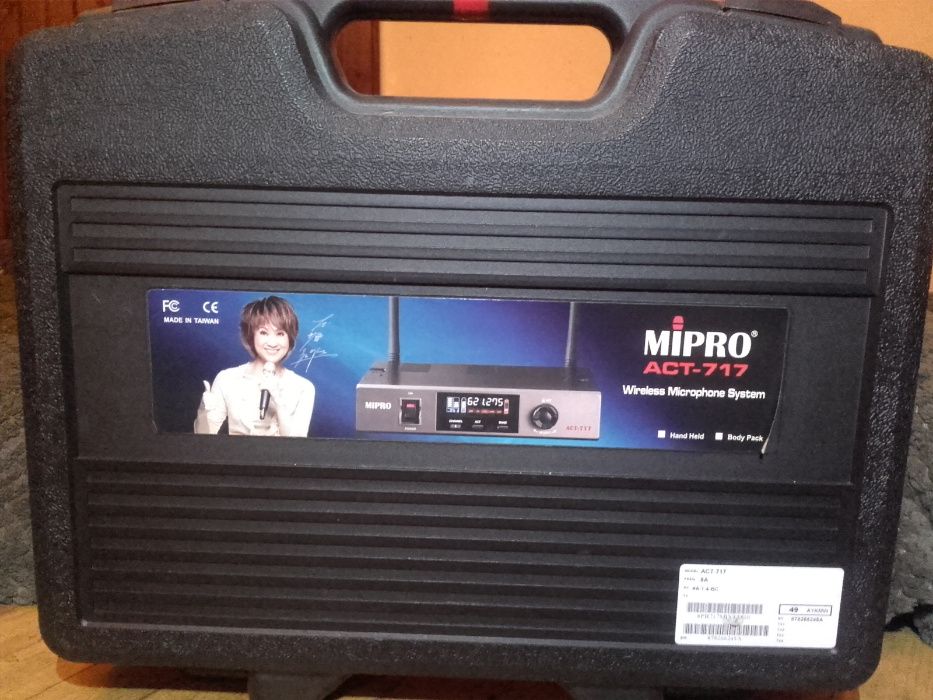 Mikrofon pojemnościowy bezprzewodowy! MIPRO ACT-5H + baza ACT 717