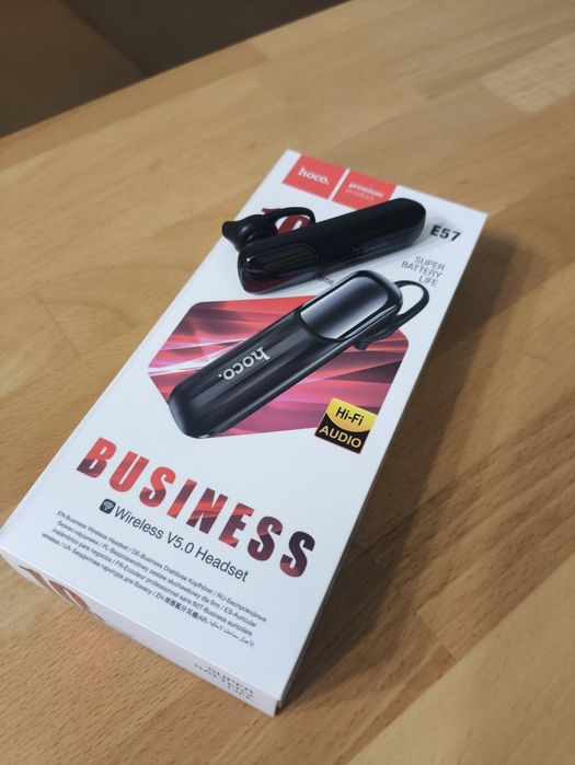 Słuchawka bluetooth Hoco E57 Black uzywana