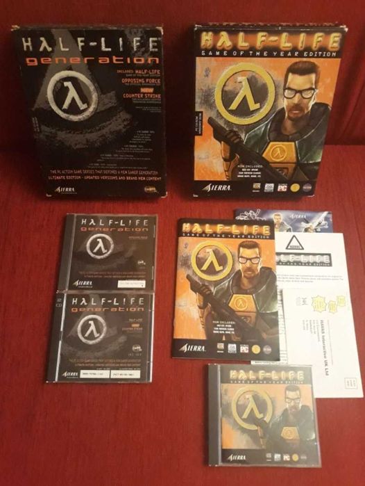 Half-Life GOTY + Gen + Blue Shift + Opposing Force + Gunman BIG BOX PC