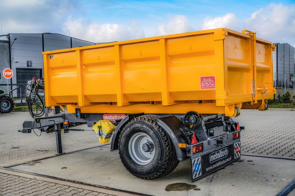 Przyczepa hakowa kontenerowa komunalna METAL-TECH PH 4 kontener KP 7