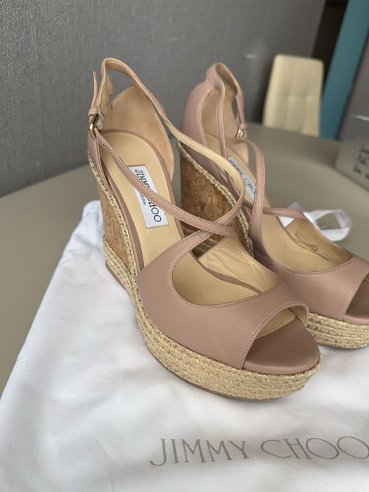 Босоніжки на танкетці Jimmy Choo