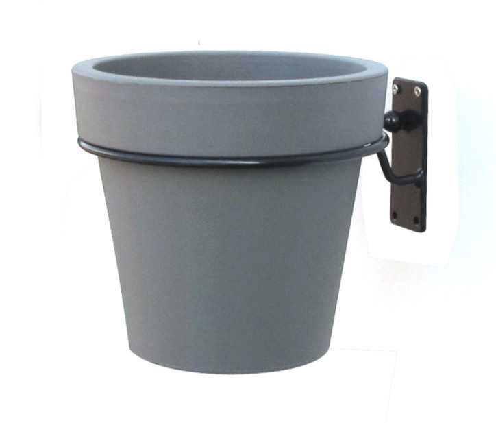 Kwietnik na ścianę uchwyt na doniczkę 18 cm KWT-01