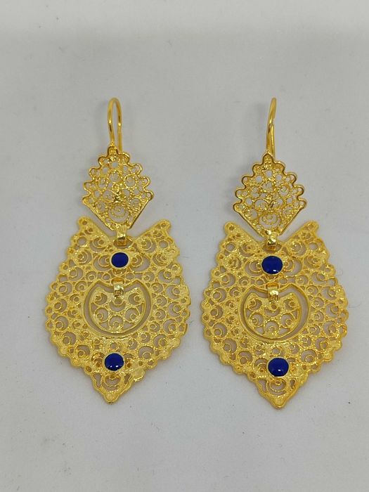 Par brincos em filigrana de prata