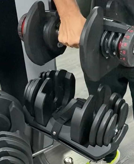 гантеля регульована на підставці від 5 до 40 кг гантель гантелі 17 рів