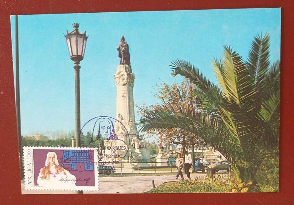 Postal Marquês de Pombal 1982