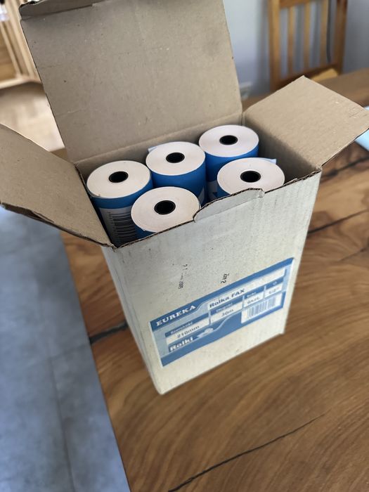 5x Papier do FAXu - 210mm x 30mb
