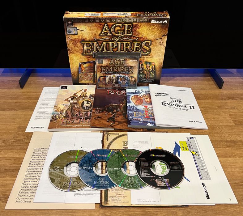 Age of Empires Collector’s Edition (PC PL 2001) BIG BOX komplet