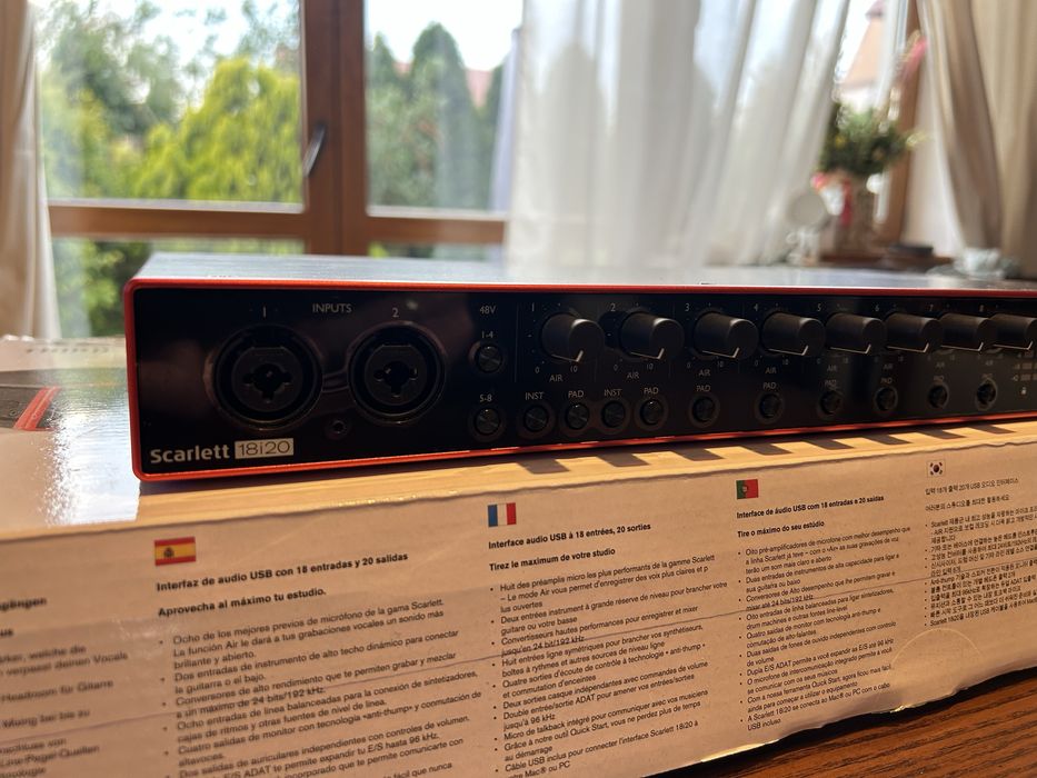 Focusrite Scarlett 18i20 3rd Gen - jak nowy!