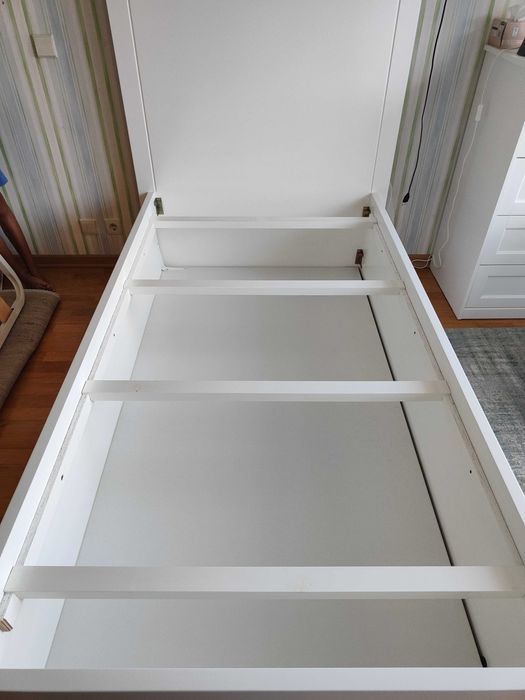 Cama de solteiro completa com gaveta