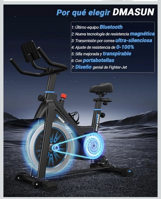 Bicicleta estática DMASUN - Como Nova