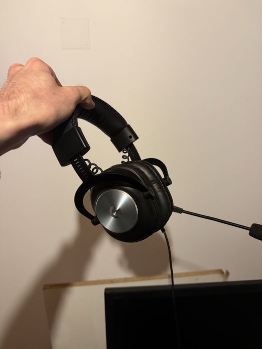 Logitech G pro ; Auriculares gaming com cabo e micro blue voice