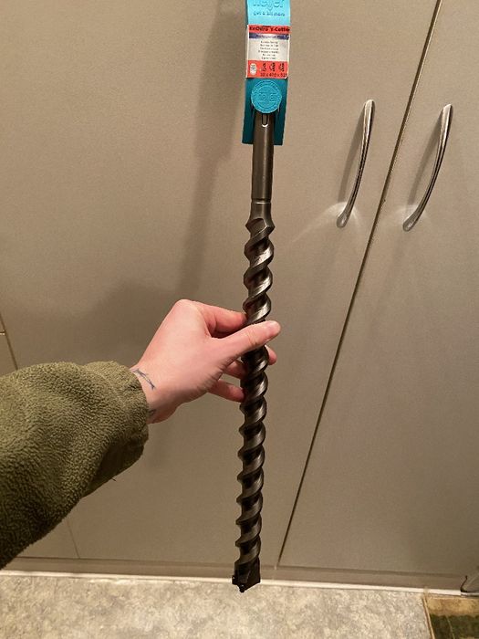 Бур по бетону HELLER 30x400x520 мм ENDURO SDS-max