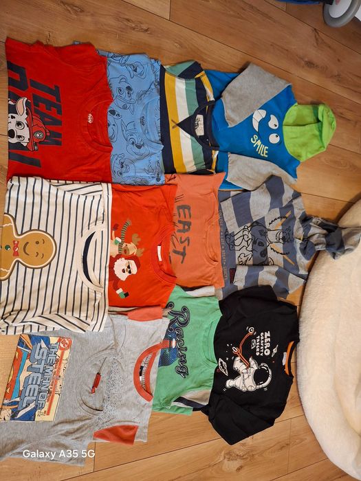 Paczka ciuszków dla chłopca 104/110