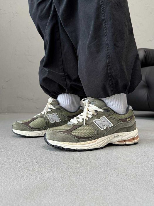 Кросівки New Balance 2002R Khaki/Brown premium