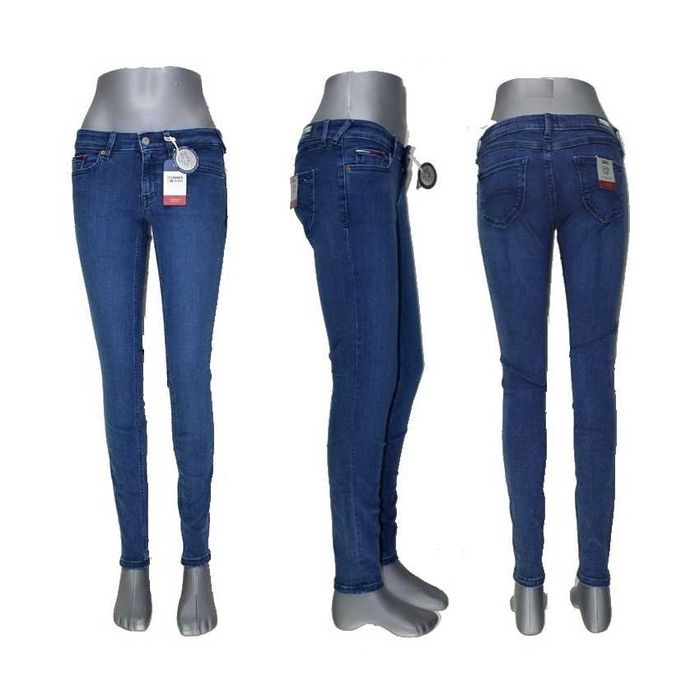 Tommy Hilfiger nowe damskie jeansy Tommy Jeans Sophie -Low Skinny rurki niski stan - W26/L32