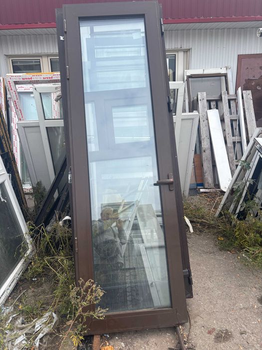 Дверь 2.35*95 новая металлопластиковая входная группа