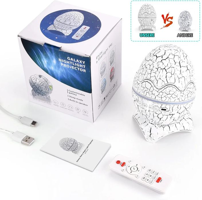 Projektor gwiaździstego nieba, z bezprzewodowym odtwarzaczem muzyki,