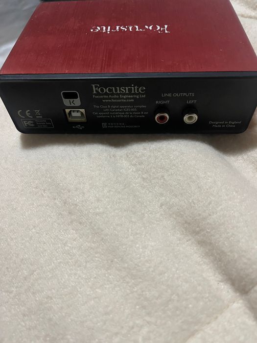 Interface de Áudio Focusrite Scarlett Solo 2ª Geração