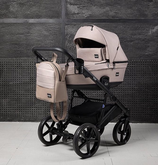 Коляска bair kiwi 2 в 1 бежева