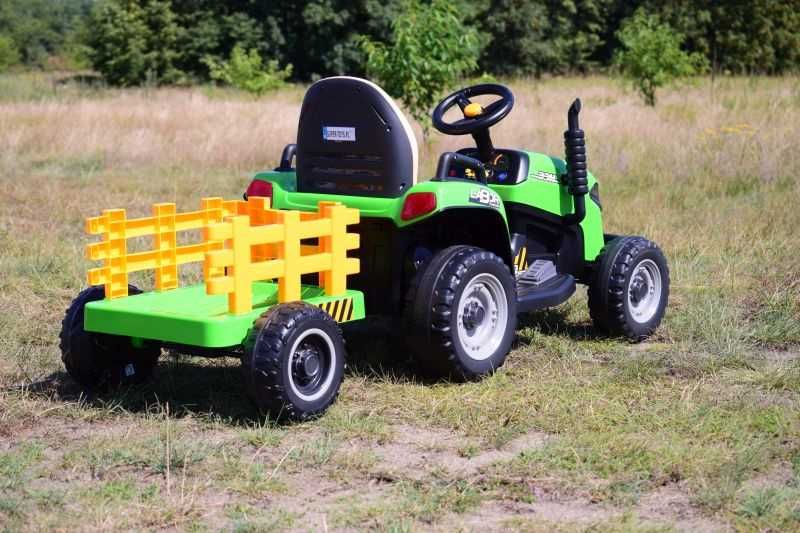 BAWIBUS.PL pojazd TRAKTOR NA AKUMULATOR z przyczepką koparka DUŻA