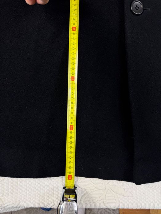 Wełniany Płaszcz Hugo Boss Czarny 452