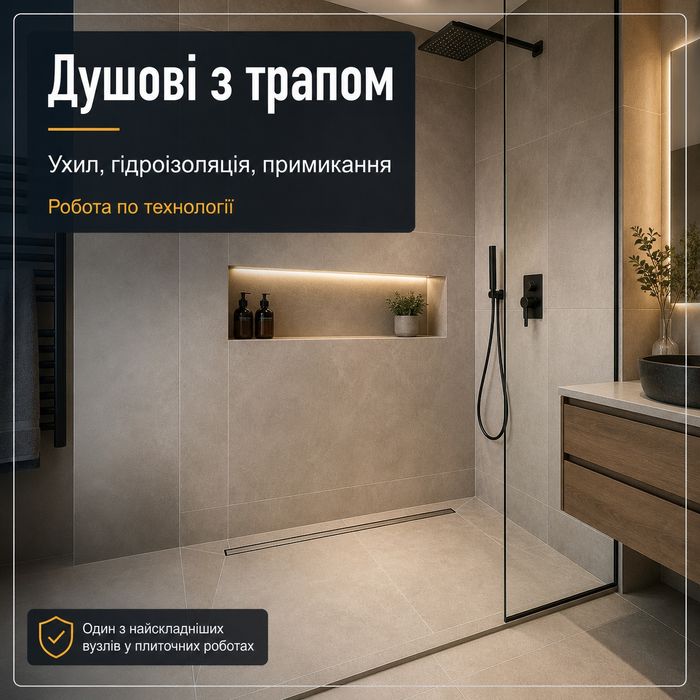 Укладання кахеля і керамограніта