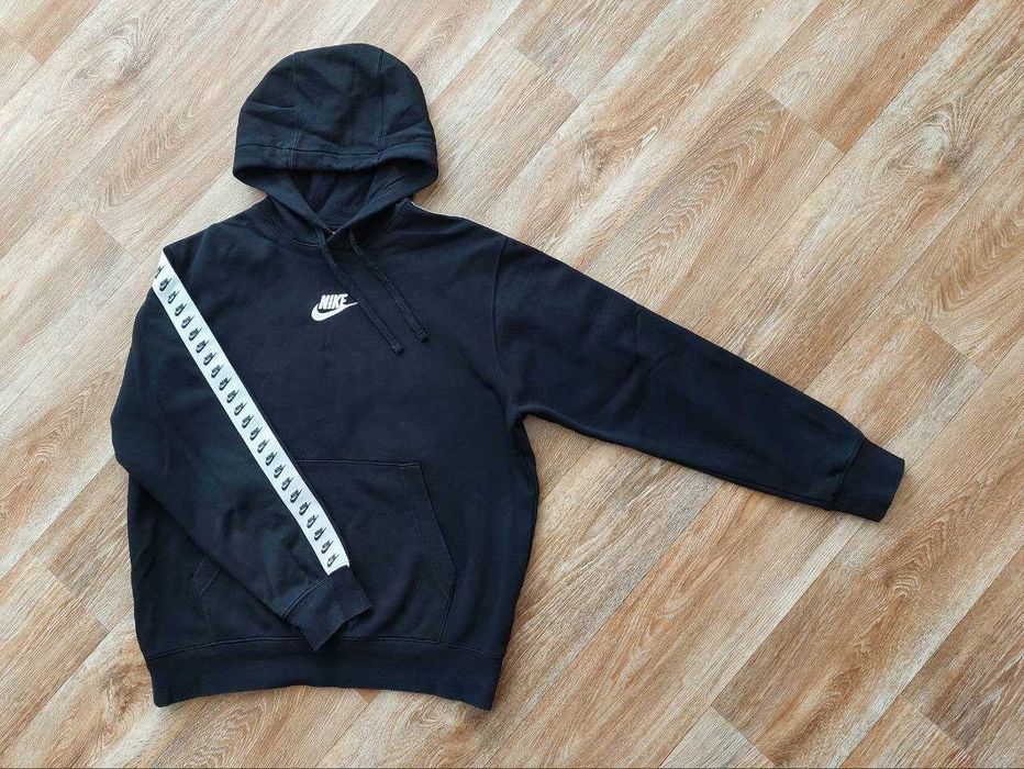 Мужская кофта худи Nike Fleece Repeat Logo с лампасами