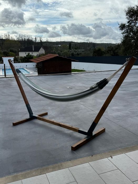 Suporte para rede de jardim