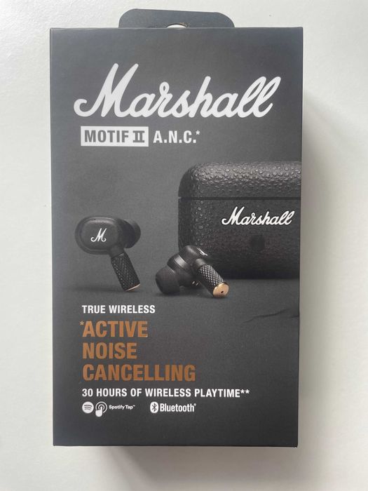 Auriculares Marshall Motif II ANC True Wireless Stereo Pretos