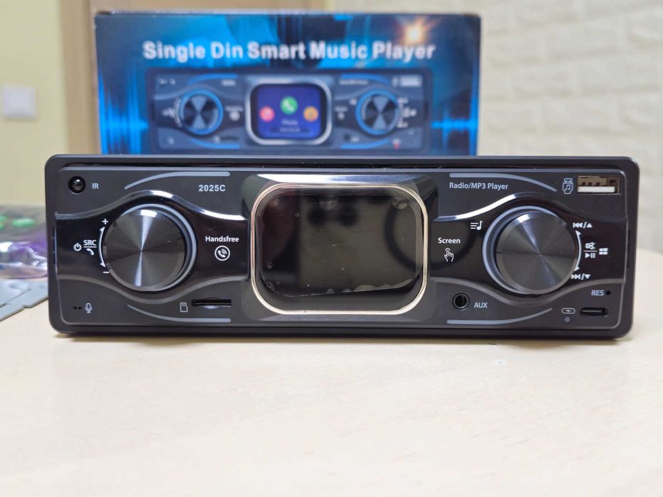 Автомагнітола Podofo 1DIN A4204 FM/Bluetooth/MP3-плеєр/AUX/USB