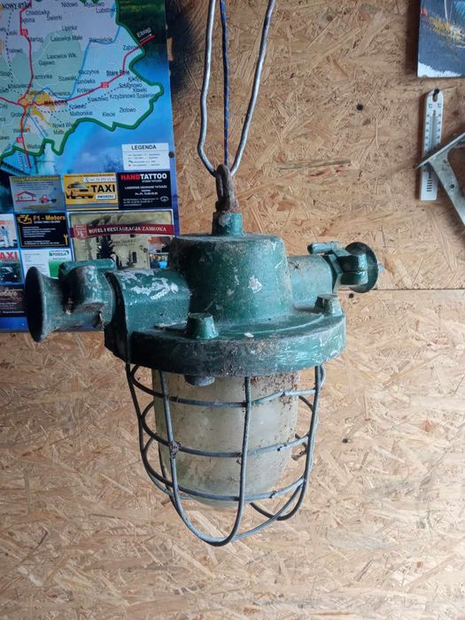 Lampa wisząca retro loft do renowacji