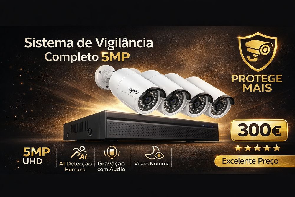 Kit de sistema video vigilância