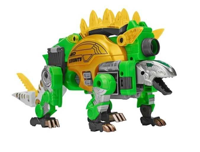 Динобот-трансформер Dinobots Стегозавр 2 в одном бластер