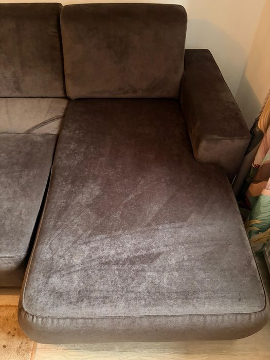 Szary duży narożnik Agata