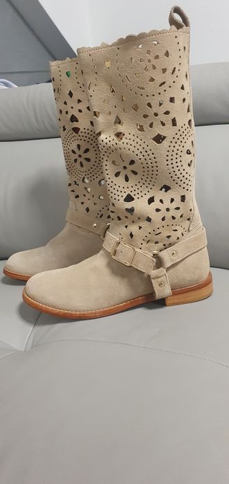 Kozaki Twinset Milano skora zamszowe nowe 38