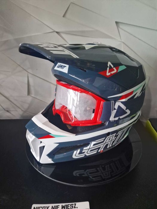 Kask offroad, quad LEATT KIT MOTO 3.5 V25 BLUE `XS `XXL