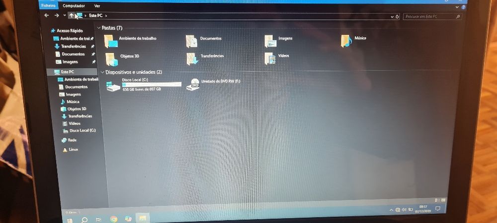 Computador hp 15 i3 lindo grande máquina