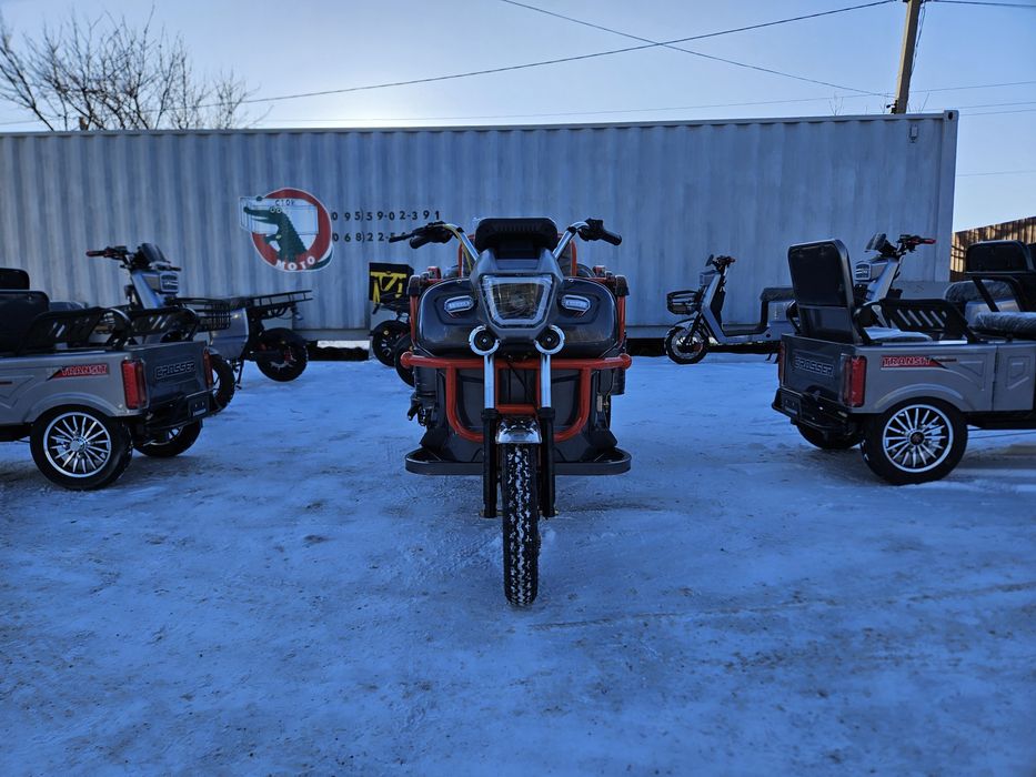 Трицикл электро ГРУЗОПАССАЖИРСКИЙ  трехколесный электротрицикл tr1 tr5