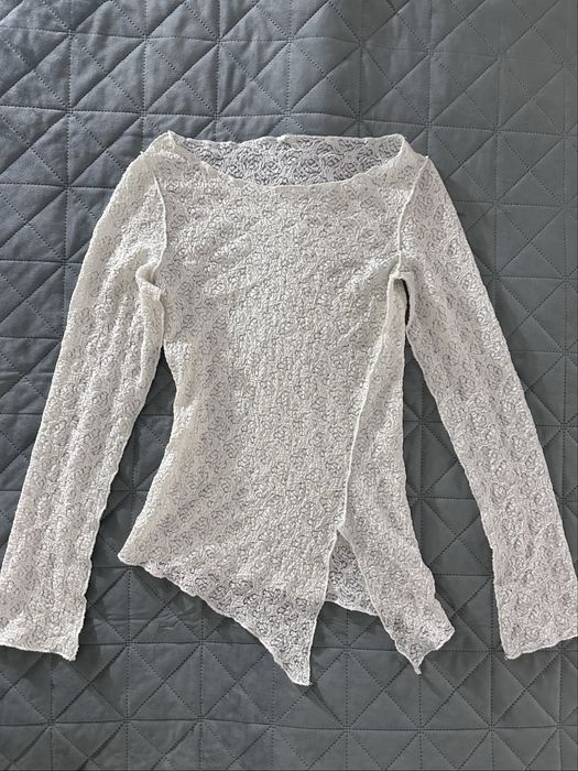 Лонгслів з мережива vintage