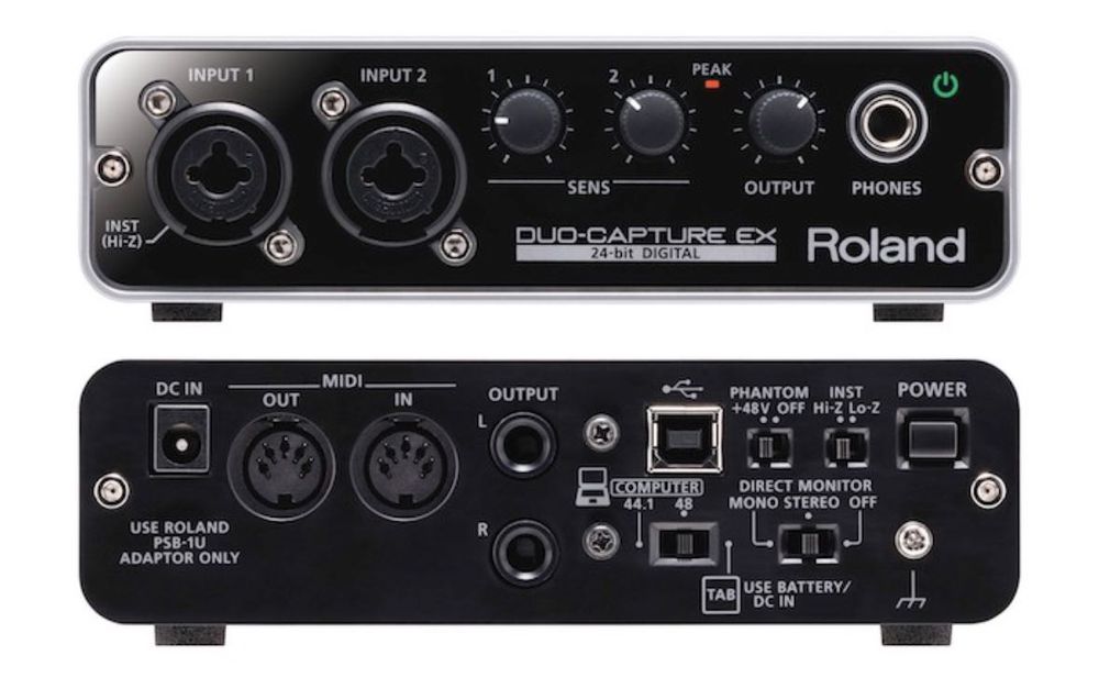 Roland DUO CAPTURE EX como nova